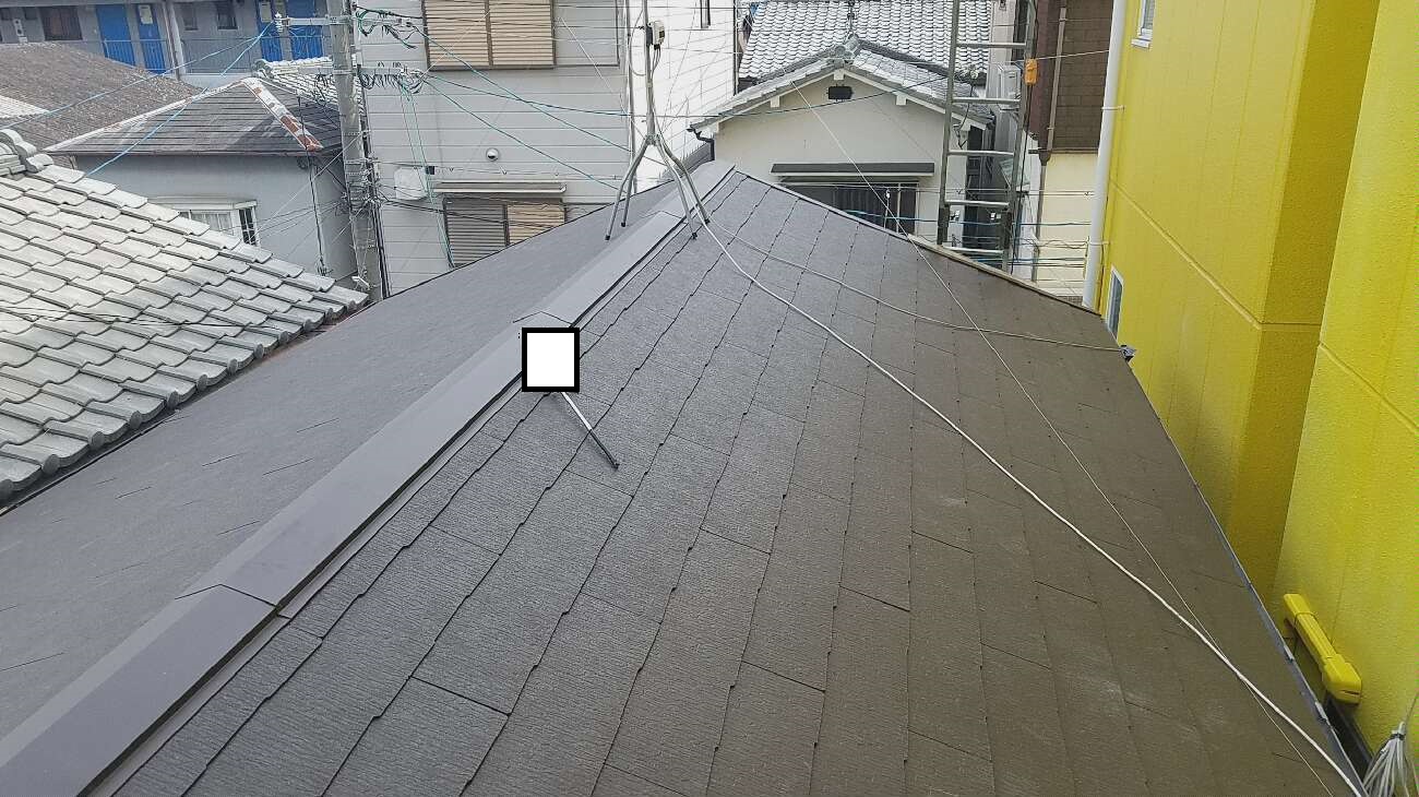耐震工事による屋根葺き替え工事　八尾市