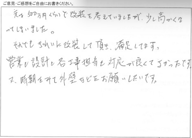 自宅１階をカフェ店舗に改装・水回り４点と内装のフルリフォーム/工事をご依頼いただきありがとうございました。