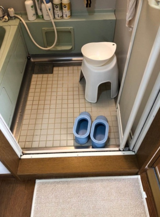 浴室リフォーム（床）_工事前